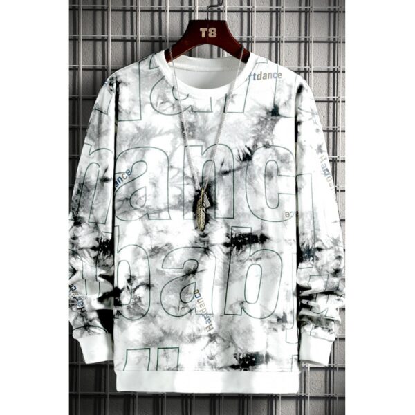 New Autumn Men's Long-Sleeved T-Shirt Men's Casual Trend Slim Round Neck Style Sweater - Image 3