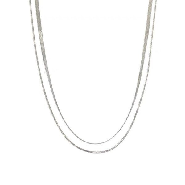 Women's Double Layered Thin necklace - Image 5