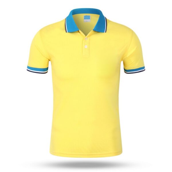Sweater Short Sleeve Lapel T-Shirt Summer Blank Work Clothes - Image 5