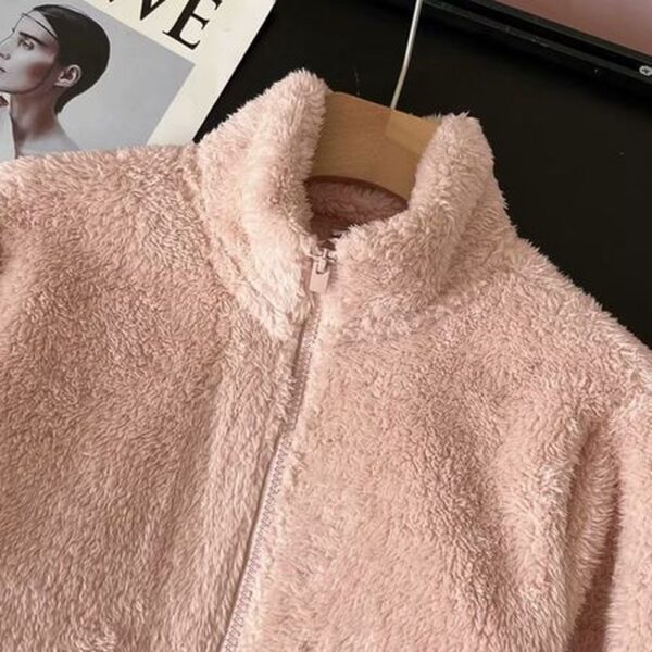 Women's Thick Double-Faced Fleece Sweater Warm Coat - Image 5