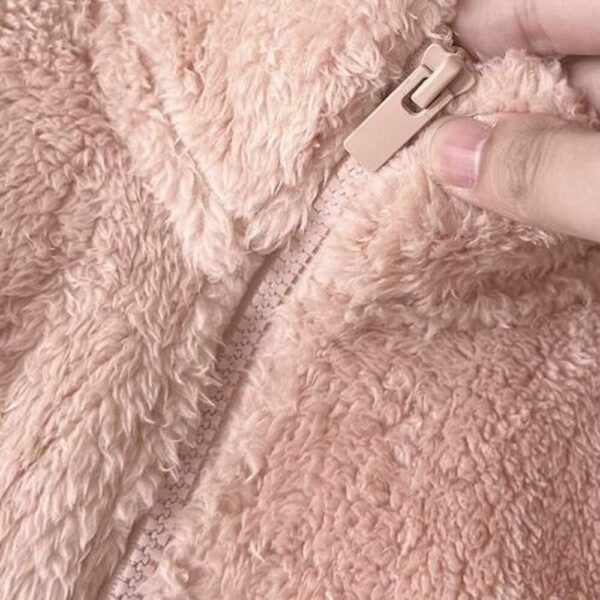 Women's Thick Double-Faced Fleece Sweater Warm Coat - Image 6