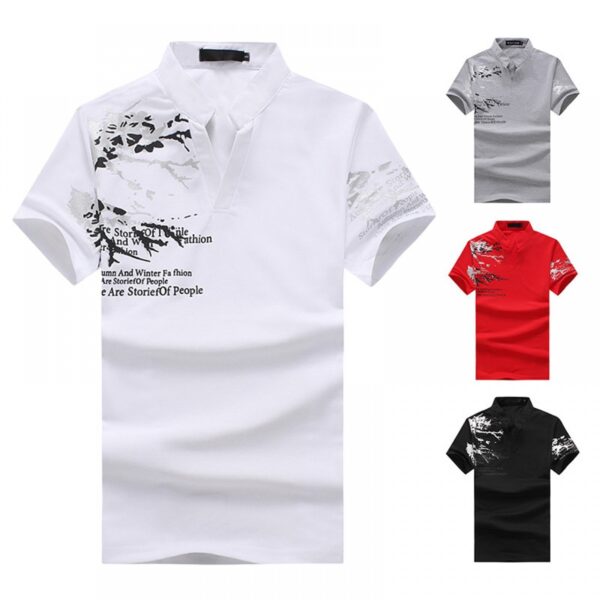 New Men's Printing Short-Sleeved Plus Size T-Shirt - Image 2