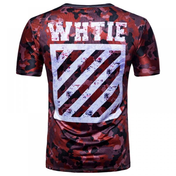 Men's 3Dt Shirt Indian Skull Print Celebrity Style African Short Sleeve T-Shirt - Image 3