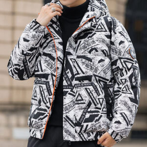 Men's Casual Mid-Length Trendy Warm Jacket